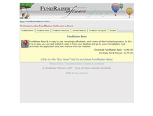 Tablet Screenshot of fundcart.fundraiserdonorportal.com